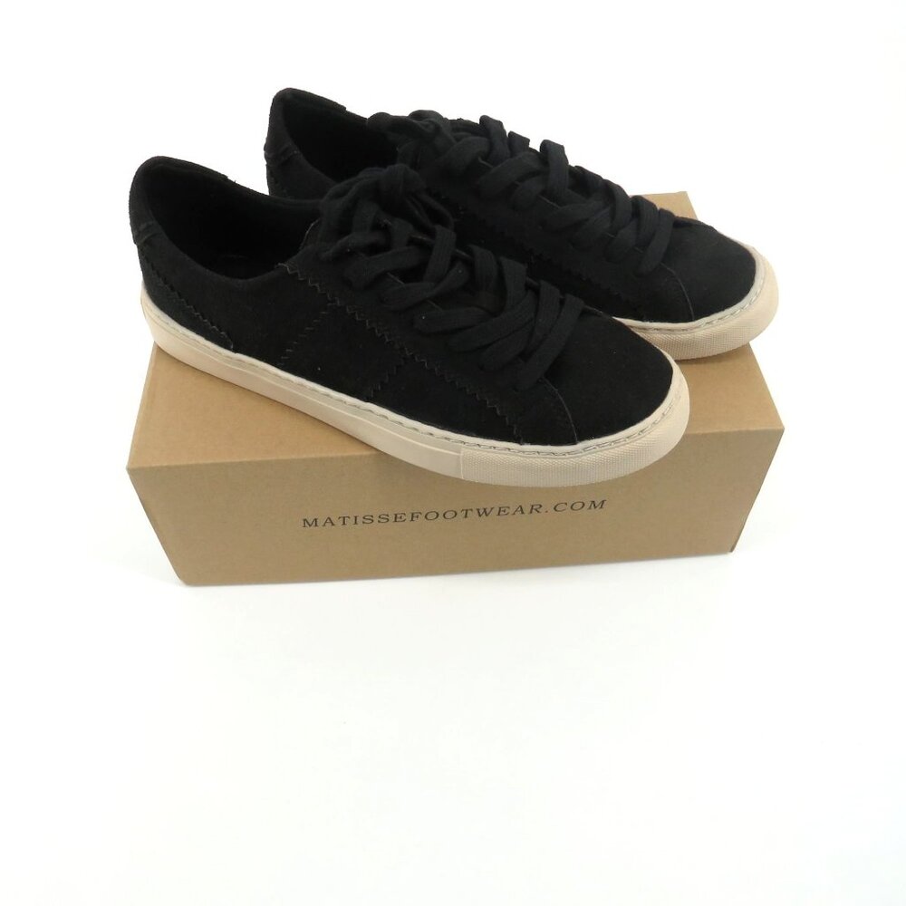 Coconuts by Matisse Women's Clifton Black Sneakers Size 7 New In Box